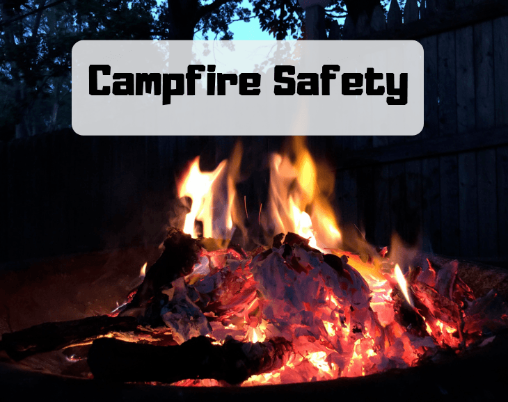 How to stay safe around a campfire