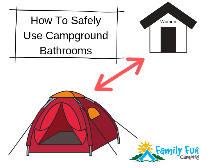 How to safely use campground bathrooms